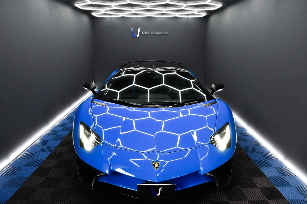 施工事例Aventador Superveloce Rodster